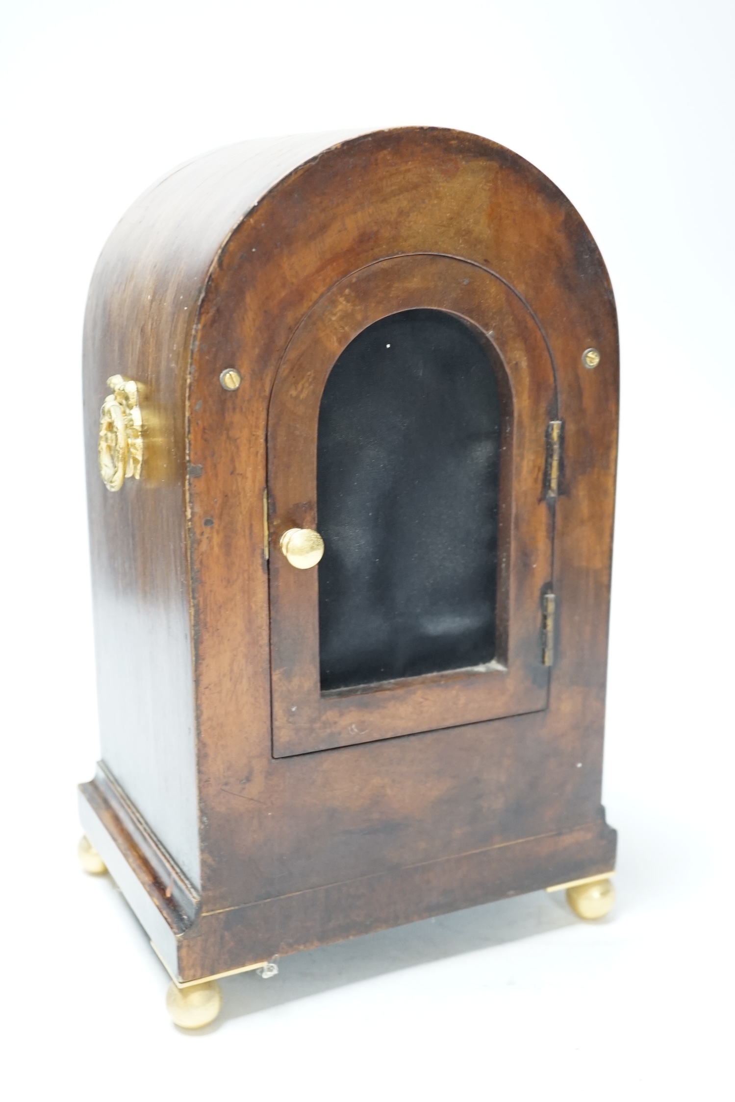 An Edwardian mantel clock, 30cm